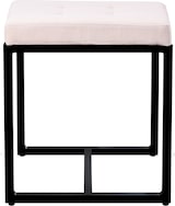 thumbnail of Sitzhocker Barci mit schwarzem Gestell creme/Stoff