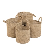 thumbnail of Bazar Bizar Panier de rangement en herbe de mer 30x30 cm naturel