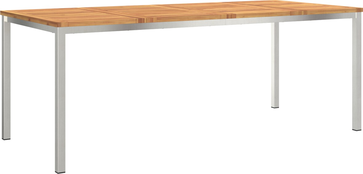 vidaXL Esstisch für draußen 200x90x74,5 cm Solid Wood Akazie