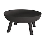 thumbnail of Brasero, 3 pieds solides, rond, 41.5 x Ø 100 cm, fonte, noir