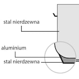 thumbnail of Stalgast Edelstahl Suppentopf hohe Form, mit Deckel, Ø 360 mm, Höhe 360 mm, 36,6 Liter