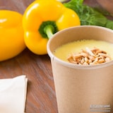 thumbnail of BIOZOYG 25 Stück Pappbecher 600ml für Eintöpfe und Eis aus ungebleichtem Kraftkarton, braun, Suppenbecher, Einwegbecher, biologisch abbaubar