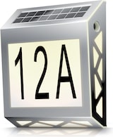 thumbnail of BEARWARE LED Solar Hausnummernleuchte, Wandlicht mit Nummernset, Warmweiß, PIR, Solarpanel, Ein-/Ausschalter
