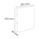 thumbnail of Exacompta - réf. 54983E - Carton de 10 classeurs rigides 2 annx 30 mm - Dos 40 mm - Dimensions 32x26cm -  Pour Format A4 - Vert foncé