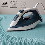 thumbnail of EXKLUSIV HEIMTEXTIL Marke Jersey Spannbettlaken 180 x 200 cm Hellblau 100% Baumwolle Öko - Tex Zertifiziert Bed-Sheet Bettlaken Spannbetttuch Topper