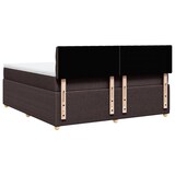 thumbnail of vidaXL Boxspringbett mit Matratze Dunkelbraun 180x200 cm Stoff