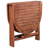 thumbnail of Mesa de jardín de madera de acacia maciza 120x70x74 cm