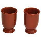 thumbnail of 2er Set Lasierte Tonbecher 175ml ideal für Honigwein