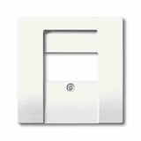 thumbnail of FUTURE LINEAR Zentralplatte, TAE, studioweiß, matt, Befestigung mit Schraube, ohne Beschriftungsfeld