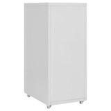 thumbnail of vidaXL Aktenschrank mit Rollen Grau 28x41x69 cm Metall