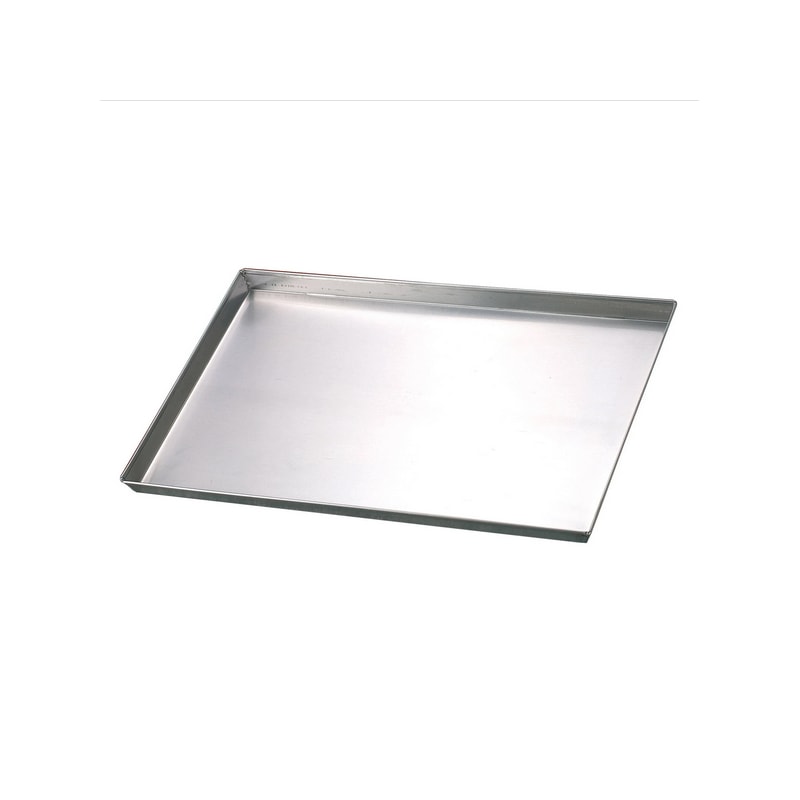 Teglia per pizza alluminio rettangolare 40x30 cm