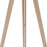 thumbnail of Stehleuchte Lunaris, Textilschirm, Dreibeingestell - eiche