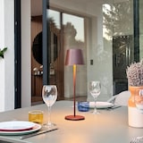 thumbnail of Lumisky 6 KELLY Lampada da tavolo + base di ricarica Acciaio H38CM Marrone