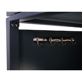 thumbnail of 2er-Fahrradgarage mit Pflanzkasten HWC-L56b, Fahrradbox, abschließbar verzinkter Stahl 125x113x208cm ~ anthrazit