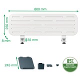 thumbnail of Organizador de panel de anclaje con soporte para portátil (65490000)