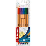 thumbnail of STABILO point 88 fineliner, etui van 6 stuks in geassorteerde kleuren