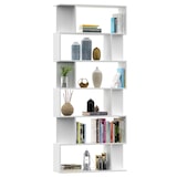 thumbnail of vidaXL Bücherregal/Raumteiler Weiß 80x24x192 cm Holzwerkstoff