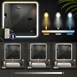 thumbnail of Espejo de baño Jericho con Bluetooth 80x80 cm