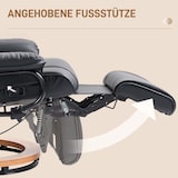 thumbnail of Relaxsessel Fernsehsessel drehbar Schwarz 88x78x103 cm mit Liegefunktion bis 135 Grad Fußstütze Kunstleder Belastbar bis 150 kg