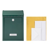 thumbnail of ARREGUI Civic E5723-C Buzón Exterior de Acero Tamaño S (Correo DIN A5), Buzón de Pared Pequeño, Buzón de Correo Individual, Fácil de Instalar, Verde