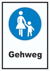 thumbnail of Schild Gehweg A0 (841x1189mm)