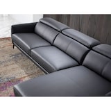 thumbnail of Angel Cerdá Sofá chaise longue piel vacuno negro 6041C