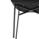 thumbnail of tectake Chaise rembourrée avec revêtement en tissu forme ergonomique noir - 405219