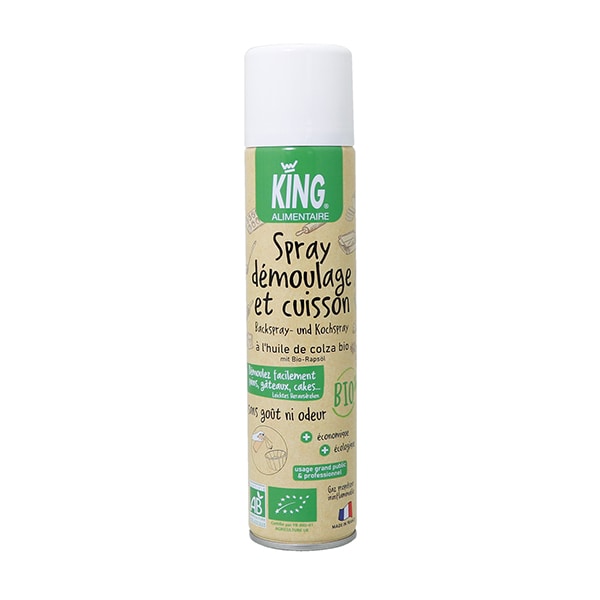 Spray de démoulage et cuisson BIO 250ml KING