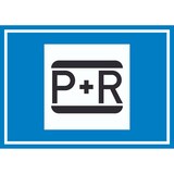 thumbnail of Parken und Reisen Symbol Schild A1 Rückseite selbstklebend