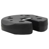 thumbnail of vidaXL Pavillon-Gewichte 4 Stk. Schwarz 220x50 mm Beton