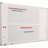 thumbnail of PROREGAL 53-Wochen-Planer magnetisches Whiteboard Slim, HxB 60x120cm, 8mm-Platte, inkl. Befestigungsmaterial & Stiftablage, Sublimationsstahl, Weiß