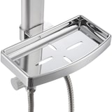 thumbnail of tectake Système de douche à effet pluie en aluminium avec douchette à main et porte-savon  Gris