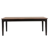 thumbnail of Salontafel HWC-M55, bijzettafel Sofatafel massief hout HDF laminaat melamine 46x120x70cm Sheesham hout look donkere poten