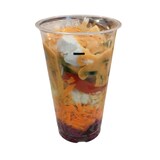 thumbnail of 528 PP-Becher 500 ml / 0,5 l Ø 90 x 149 mm klar mit Füllstrich – Salat-Shaker