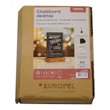 thumbnail of Kreidetafel Tischaufsteller Europel A6 Hochformat Naturholz 356274