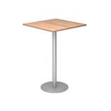 thumbnail of Hammerbacher-Stehtisch 80x80cm Nussbaum/Silber-VSTH88/N/S