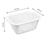 thumbnail of GILAC Corbeille à linge - 60 L - Blanc G611021