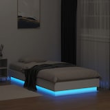 thumbnail of vidaXL Bettgestell mit LED Weiß 75x190 cm