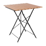 thumbnail of Mesa de patio Bolero cuadrada y plegable con listones de madera sintética 695x695x595mm