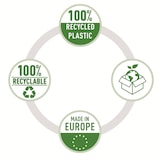 thumbnail of ESSELTE Buste perforate DELUXE, 100% RICICLATE e 100% RICICLABILI, PPL antiriflesso, f.to 22x30 cm, Scatola da 50 pz, 627504
