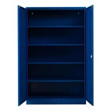 thumbnail of PROREGAL Stahlschrank BEE mit 8 lackierten Fachböden | HxBxT 195x120x42cm | Blau-Blau | Werkstattschrank Werkzeugschrank Aktenschrank Universalschrank