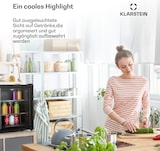 thumbnail of Brooklyn 42 Mini-Kühlschrank Glastür LED Ablage Schwarz