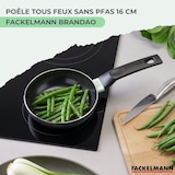thumbnail of 16 cm aluminium koekenpan met keramische antiaanbaklaag, PFAS-vrij, Fackelmann Brandao