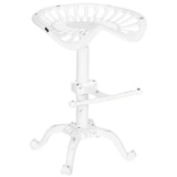 thumbnail of Conjunto de 2 bancos de bar Butch branco antigo.