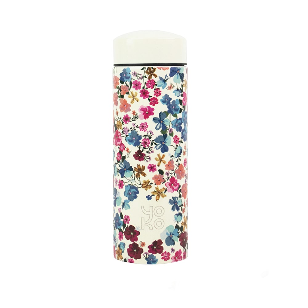 Théière isotherme Giverny 35 cl -  35.00 cl Multicolore Rond Acier Inoxydable (inox  Yoko 7.00x7.00 cm