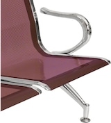 thumbnail of Panca in acciao per sala attesa ufficio studio a 3 posti - colore rosso