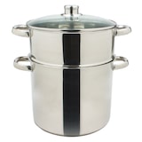 thumbnail of Couscoussier inox 24 cm 9 litres -  900.00 cl Argent / Métallique Rond Acier Inoxydable (inox  Table Passion 26.00x24.00 cm