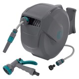 thumbnail of ECD Germany Schlauchaufroller 20+2 m Wand-Schlauchbox RollUp 9 Sprühfunktionen 180° Schwenkbar Automatik Gartenschlauch