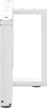 thumbnail of Helloshop26 - Set aus 2 verstellbaren T-förmigen Couchtischbeinen 70 x 25 x 43 cm modernes Design weißer Stahl 02_0057306
