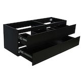thumbnail of Meuble sous vasque 120 cm SORRENTO Noir carbone